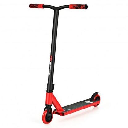 Picture of Boys Girls High End Pro Stunt Scooter Trick Scooter with ABEC-9 Bearings -Red - Color: Red