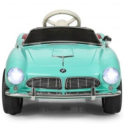 Picture of 12 V BMW 507 Licensed Electric Kids Ride On Retro Car-Green - Color: Green