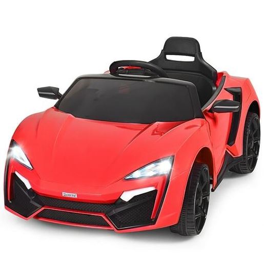 Picture of 12V 2.4G RC Electric Vehicle with Lights-Red - Color: Red