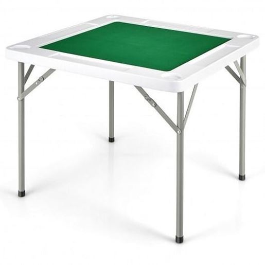 Picture of 4-Player Mahjong Game Table with Iron Frame