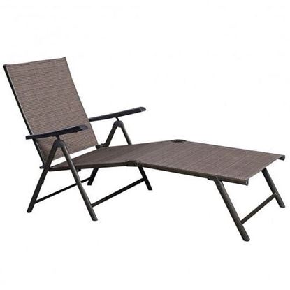 Picture of Adjustable outdoor patio pool chaise lounge