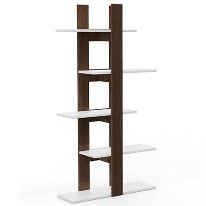 Picture of 5-Tier Freestanding Bookshelf with Anti-Toppling Device