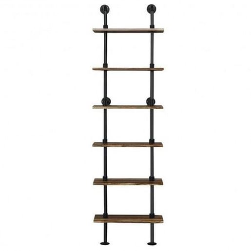 Picture of 6-Shelf Rustic Vintage Industrial Pipe Wall Shelf