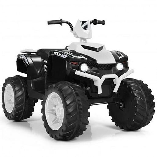 Picture of 12V Kids 4-Wheeler ATV Quad Ride On Car -White - Color: White