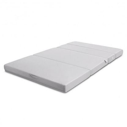 Picture of 4 Inch Folding Sofa Bed Foam Mattress with Handles-Full Size - Color: Gray - Size: Full Size