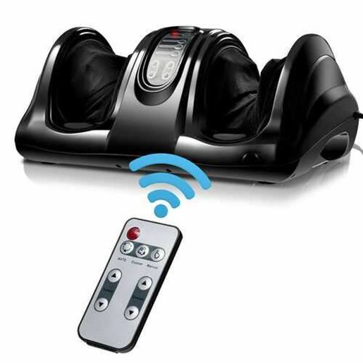 Foto de Therapeutic Shiatsu Foot Massager with High Intensity Rollers-Black - Color: Black