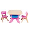 Picture of In/Outdoor 3-Piece Plastic Children Play Table & Chair Set - Color: Multicolor