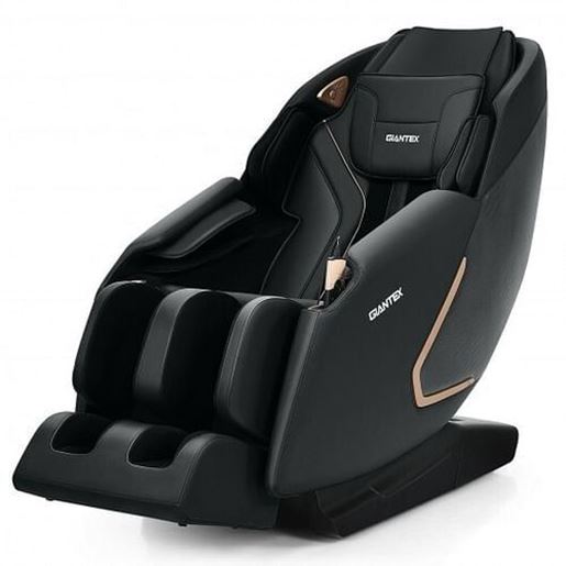 Picture of Full Body Zero Gravity Massage Chair with SL Track Heat Installation-free-Black - Color: Black