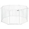 Picture of Adjustable  Panel Baby Safe Metal Gate Play Yard-White - Color: White