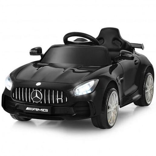 Picture of 12V Licensed Mercedes Benz Kids Ride-On Car with Remote Control-Black - Color: Black