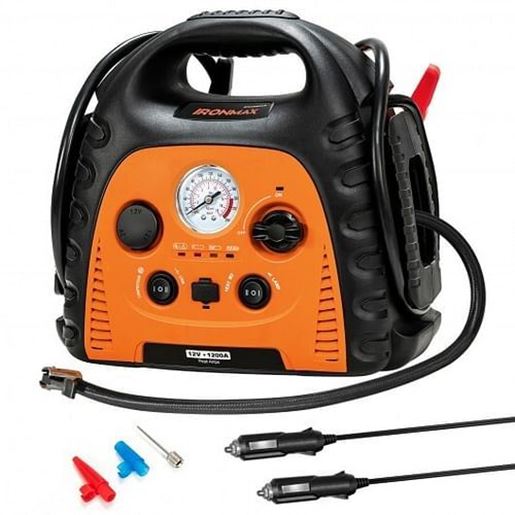 Picture of 22000mAH Jump Starter Portable Power Station Air Compressor with LED Light