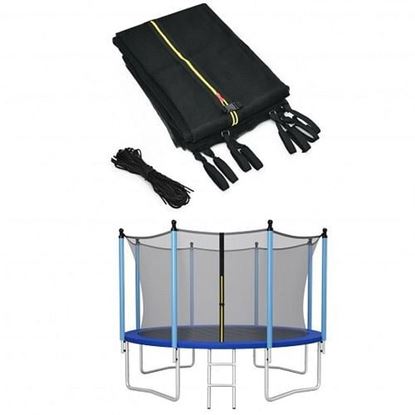 Picture of 12Ft Replacement Weather-Resistant Trampoline Safety Enclosure Net - Size: 12 ft