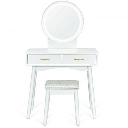 Picture of Vanity Dressing Table Set with 3 Lighting Modes