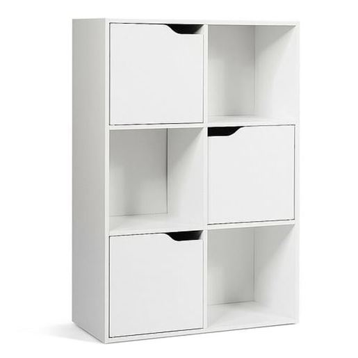 Picture of 6 Cube Wood Storage Shelves Organization