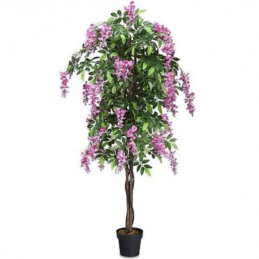 Picture of 6-Feet Artificial Wistera Silk Indoor-Outdoor Tree