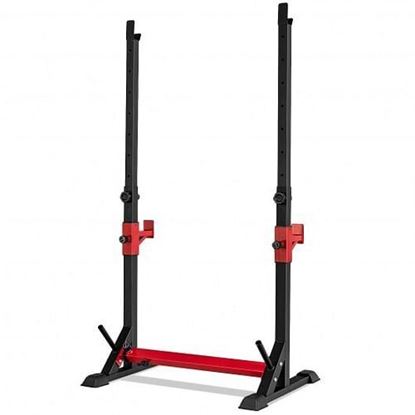 Picture of Adjustable Squat Rack Stand Multi-function Barbell Rack Home Gym Fitness