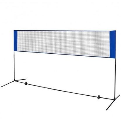 Picture of Portable 10 x 5 Feet Beach Badminton Training Net w/ Carrying Bag