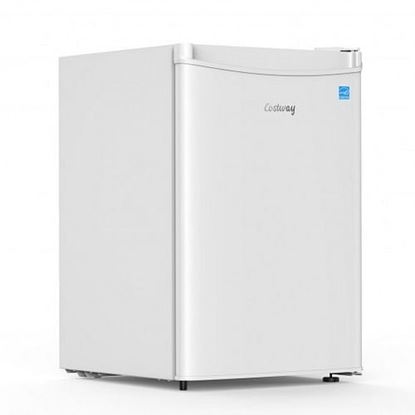 Picture of 2.5 Cu Ft Compact Single Door Refrigerator with Freezer-White - Color: White