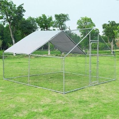 Picture of Large Walk in Shade Cage Chicken Coop with Roof Cover-13' - Size: 13'