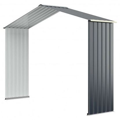 Picture of Outdoor Storage Shed Extension Kit-Gray - Color: Gray