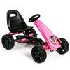 Picture of Kids Ride On Toys Pedal Powered Go Kart Pedal Car-Pink - Color: Pink