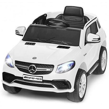 Picture of 12V Mercedes Benz GLE Licensed Kids Ride On Car -White - Color: White