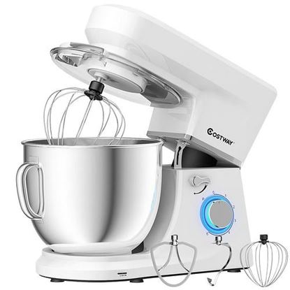 Picture of 7.5 Qt Tilt-Head Stand Mixer with Dough Hook-White - Color: White