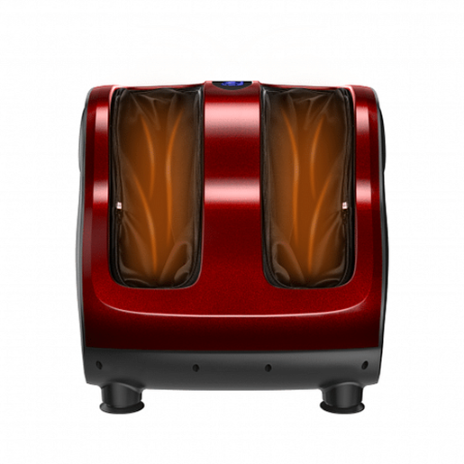 Foto de Shiatsu Foot and Calf Massager with Compression Kneading Heating and Vibrating -Red - Color: Red