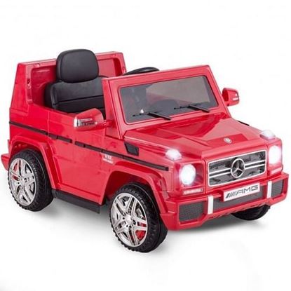 Picture of Mercedes Benz G65 Licensed Remote Control Kids Riding Car-Red - Color: Red