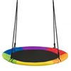 Picture of 40 Inch 770 lbs Flying Saucer Tree Swing Kids Gift with 2 Tree Hanging Straps-Multicolor - Color: Multicolor