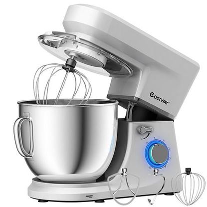 Picture of 7.5 Qt Tilt-Head Stand Mixer with Dough Hook-Silver - Color: Silver