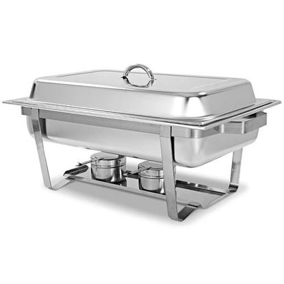 Picture of 2 Packs Chafing 9 Quart Stainlessl Rectangular Chafer Buffet - Color: Silver