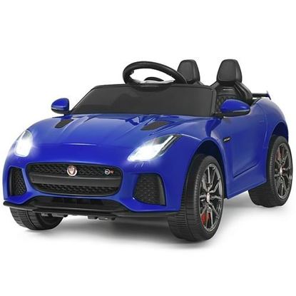Picture of 12V Jaguar F-Type SVR Licensed Kids Ride On Car-Navy - Color: Navy