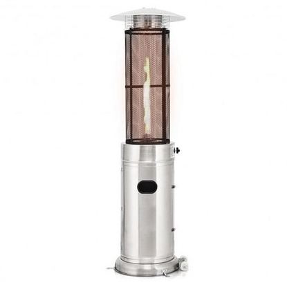 Picture of 41000 BTU Stainless Steel Round Glass Tube Patio Heaters