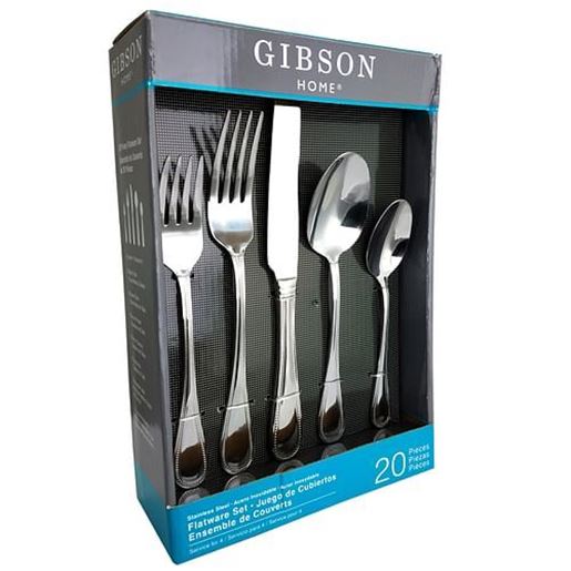 Picture of Gibson Home Graylyn 20 Piece Stainless Steel Flatware Set