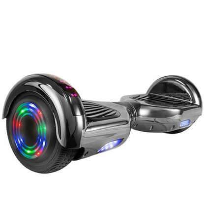 Picture of Hoverboard in Black Chrome with Bluetooth Speakers