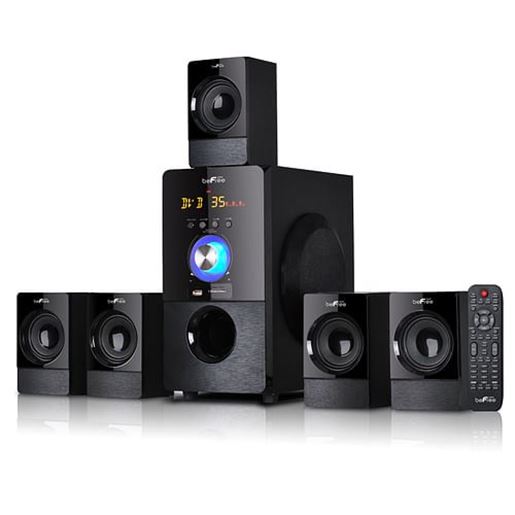 Picture of beFree Sound 5.1 Channel Surround Sound Bluetooth Speaker System in Black