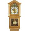 Picture of Bedford Clock Collection Classic 26 Inch Wall Clock in Golden Oak Finish