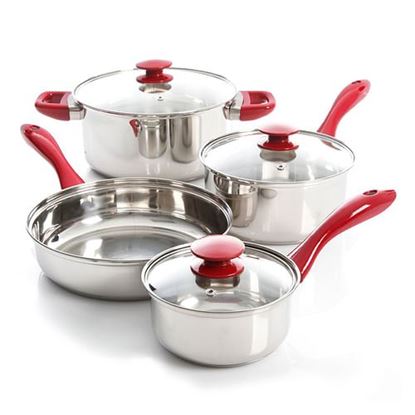 Picture of Sunbeam Crawford 7 Piece Stainless Steel Cookware Set