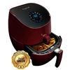 Picture of MegaChef 3.5 Quart Airfryer And Multicooker With 7 Pre-Programmed Settings in Burgundy