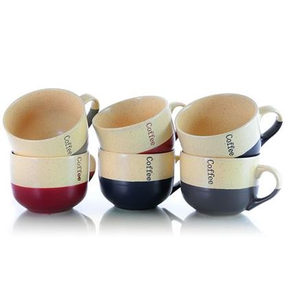 Изображение Elama Latte Loft 6-Piece 18 oz. Mug Set, Assorted Colors