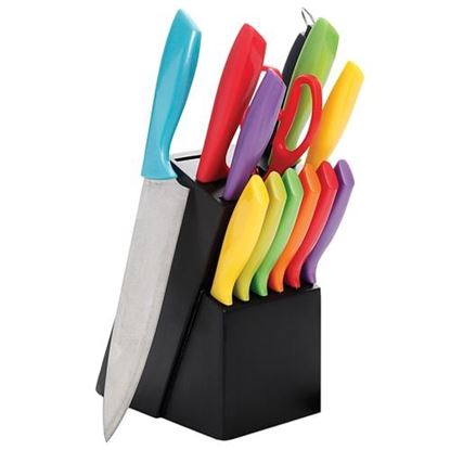 Picture of Gibson Home Color Vibes 14 Piece Cutlery Knife Set