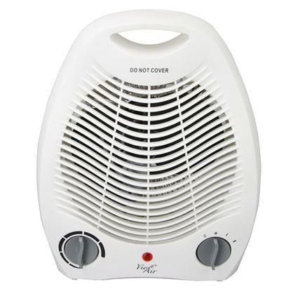 Picture of Vie Air 1500W Portable 2-Settings White Office Fan Heater with Adjustable Thermostat