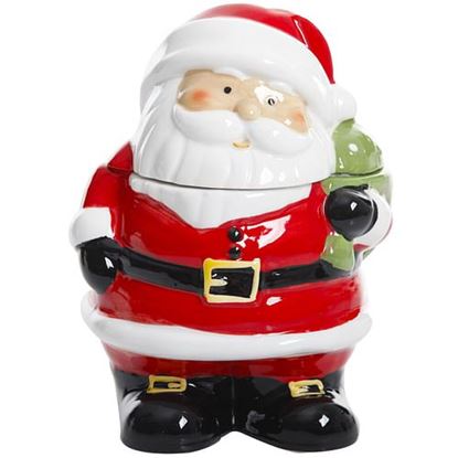 Picture of Jovial St. Nick 7.5 Inch Santa Holiday Cookie Jar