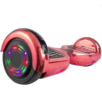 Picture of Hoverboard in Red Chrome with Bluetooth Speakers