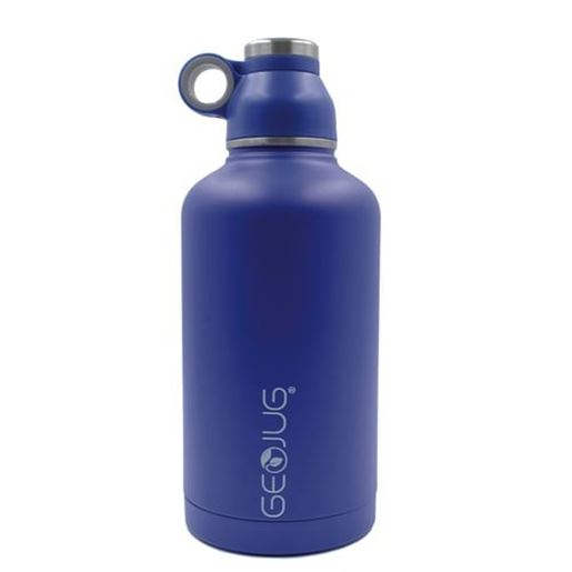 Picture of Brentwood GeoJug 64oz Stainless Steel Vacuum Insulated Water Bottle, Blue