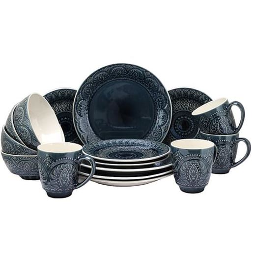 Picture of Elama Petra 16 Piece Stoneware Dinnerware Set