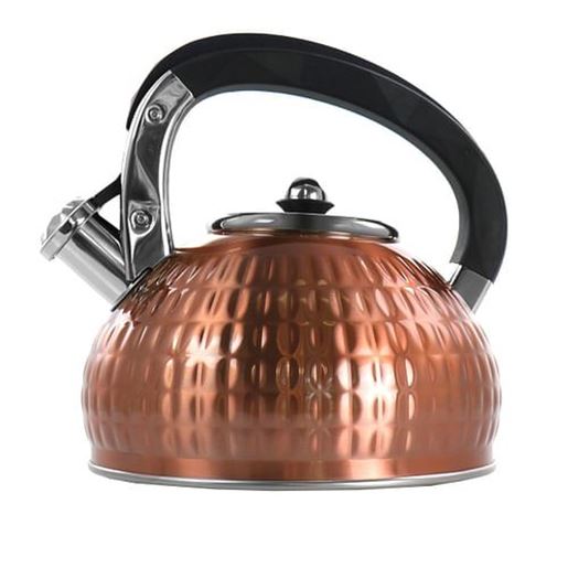 Picture of MegaChef 3 Liter Stovetop Whistling Kettle in Copper