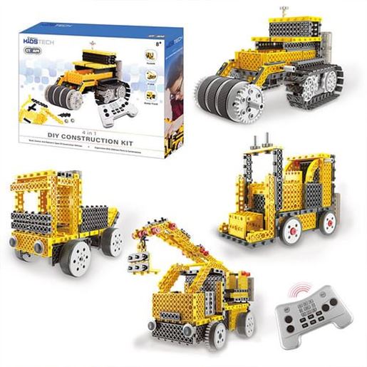 Picture of Vivitar KidsTech DIY 4 in 1 Construction Vehicle Kit