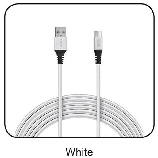 Foto de 3 Ft. Fast Charge and Sync Round Micro USB Cable-WHITE